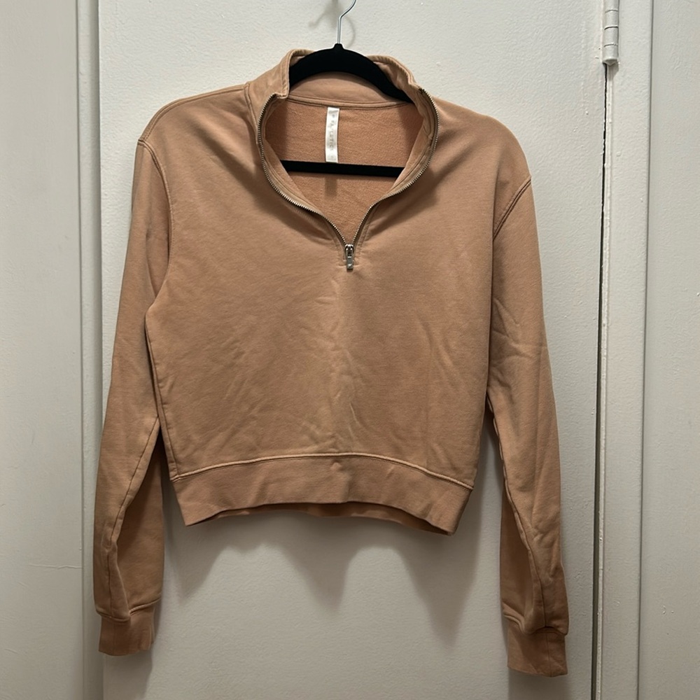 Fabletics Cropped zip pullover